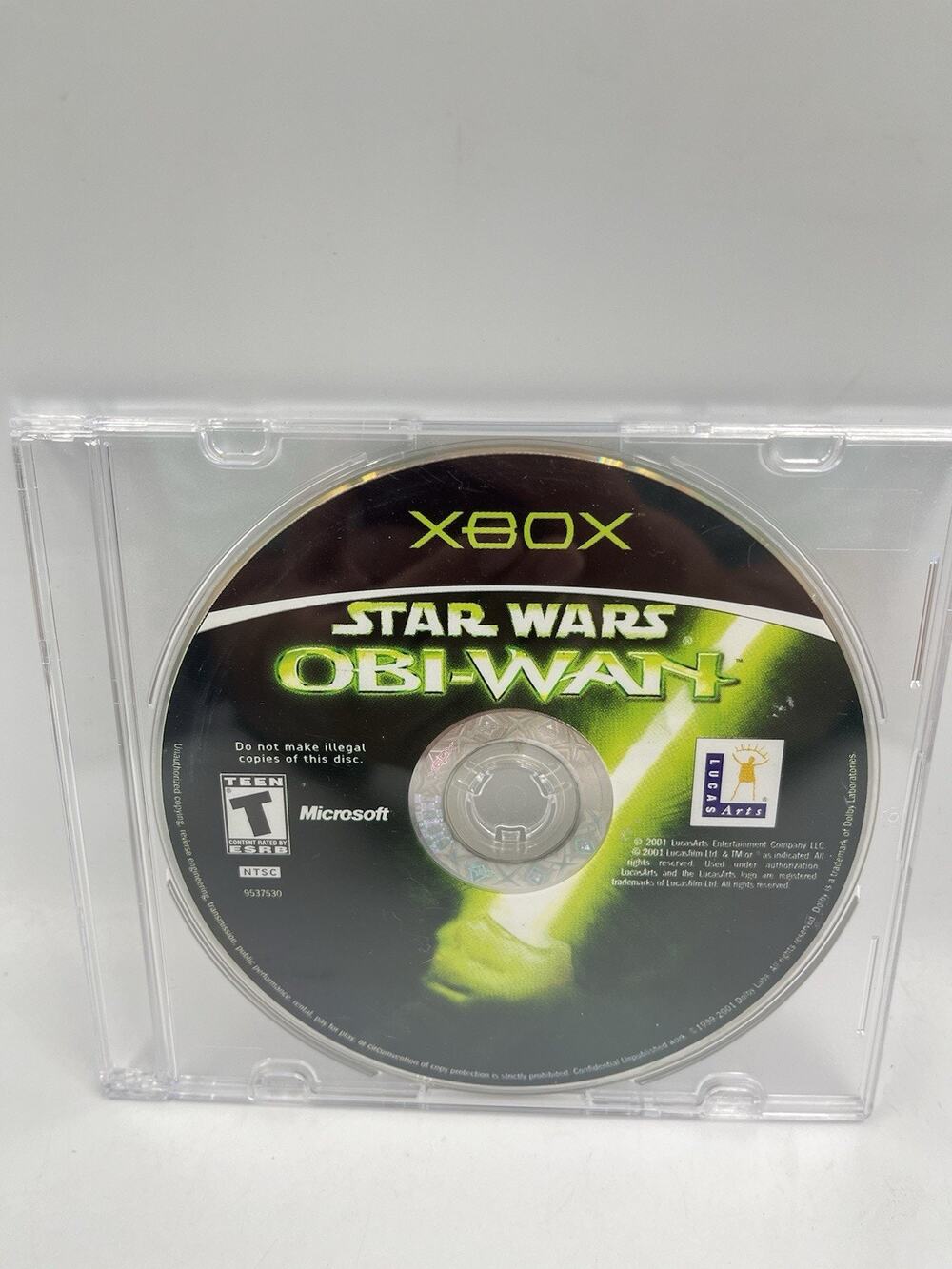 Microsoft Xbox Disc Only Tested Star Wars: Obi-Wan BL
